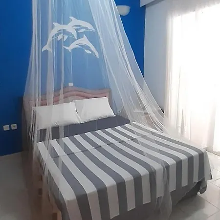 Blue & White Maisonette Over The Sea Near Sounio Dom wakacyjny *